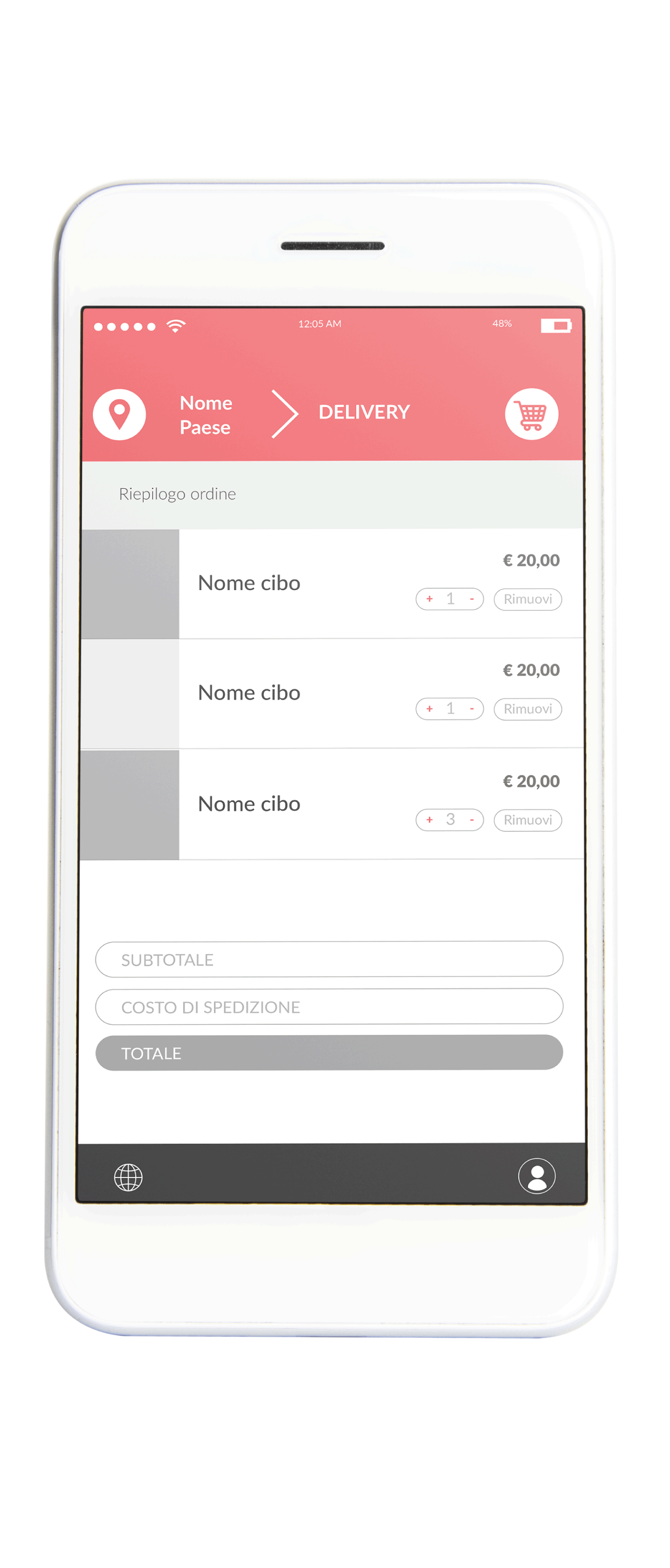 Prenotazione e delivery