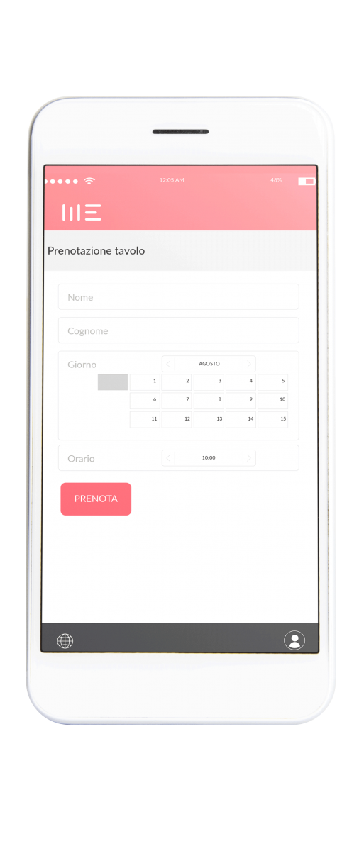 prenotazione tavolo